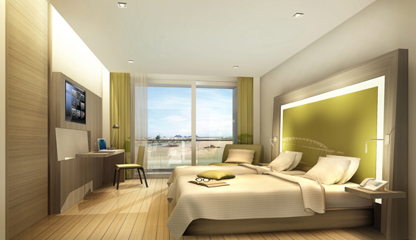 Serviced-apartment - Twin Bedroom - Khách sạn Novotel Danang Premier Han River - Công Ty TNHH Mặt Trời Sông Hàn